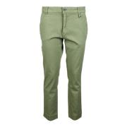 Mason's Casual Bomullsblandning Stretchbyxor Green, Dam