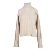 Marella Cashmere Blandning Stickad Tröja Beige, Dam