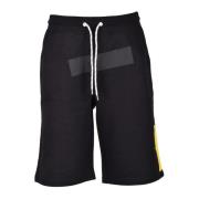 Bikkembergs Bomull Bermuda Shorts Black, Herr