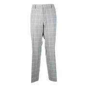 Hugo Boss Elegant Ullblandning Stretchbyxor Gray, Herr