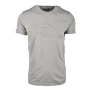 Diesel Bomull T-shirt Gray, Herr