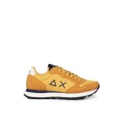 Sun68 Gula Sneakers med Bomullsblandning Yellow, Herr