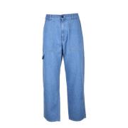 Philippe Model Bomulls Casual Byxor Blue, Herr