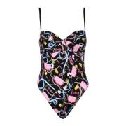 Chiara Ferragni Collection Bomull Elastan Bodywear Multicolor, Dam