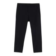 Dondup Regular Chino Byxor med Ullblandning Black, Herr