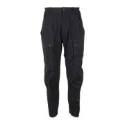 Dsquared2 Stiliga svarta bomulls chinos för män Black, Herr