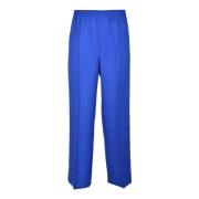 Gucci Straight Trousers Blue, Herr