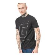 Guess Bomull Logo Print T-shirt Black, Herr