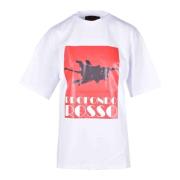 Msgm Dam Bomull T-shirt White, Dam