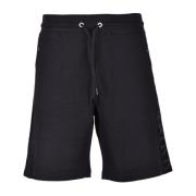 Bikkembergs Bomull Elastan Bermuda Shorts Black, Herr