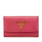 Prada Vintage Pre-owned Laeder nyckelhllare Pink, Dam