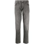 Polo Ralph Lauren Grå Skinny Jeans med 5 Fickor Gray, Herr