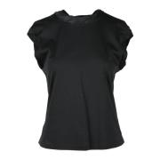 Tory Burch Tshirt Black, Dam