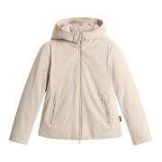 Woolrich Tech Softshell Duck Down Parka White, Dam