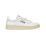 Autry Vit Läder Sneaker Medalist Low White, Dam