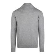 MC2 Saint Barth Grå Melange Ull Turtleneck Sweater Gray, Herr