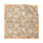 Alviero Martini 1a Classe Elegant Sidenscarf Geo Chain Print Brown, Da...