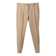 Nine In The Morning Lyxig Bomull Stretch Chino Byxor Beige, Herr