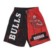 Mitchell & Ness NBA Burst Mesh Basketshorts Multicolor, Herr