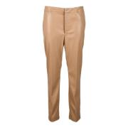 Twinset Polyester Byxor Brown, Dam