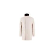 Herno Faux Fur Carcoat med Krage White, Herr