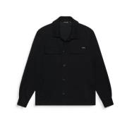 Antony Morato Stickad Oslo Straight Fit Skjorta Black, Herr