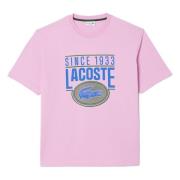 Lacoste T-Shirts Pink, Herr