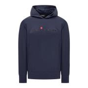 Kiton Hoodies Blue, Herr