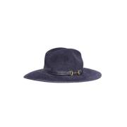 Gucci Vintage Pre-owned Tyg hattar-och-kepsar Blue, Dam