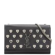 Saint Laurent Vintage Pre-owned Laeder axelremsvskor Black, Dam