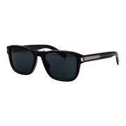 Saint Laurent Klassiska Svarta Solglasögon SL 710 Modell Black, Herr