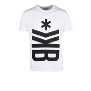 Bikkembergs Bomull Spandex T-shirt White, Herr