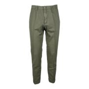 Briglia Casual Linne Bomullsblandning Byxor Green, Herr