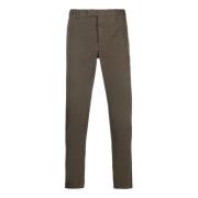 PT Torino Brun Slim Chino Byxor Brown, Herr