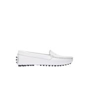 Scarosso Ashley Driving Loafers White, Dam