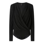 Pinko Svart Dam Topp Body Black, Dam