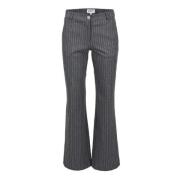 DNM Pure Pinstripe Brandy Byxor Gray, Dam