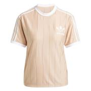 Adidas Adicolor 3 Ränder T-shirt Beige, Dam