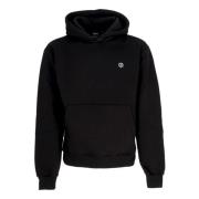 Dolly Noire Svart Scriptad Hoodie med Framficka Black, Herr