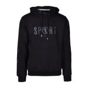 Bikkembergs Stilfull Hoodie Kollektion för Män Black, Herr