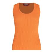 Max Mara Studio Orange Tanktop Orange, Dam