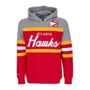 Mitchell & Ness NBA Headcoach Hoodie Scarlet Red, Herr