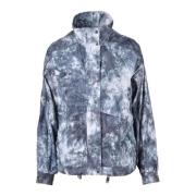 Woolrich Stiligt ytterplagg i bomullsblandning Blue, Dam