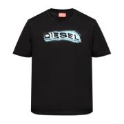 Diesel T-shirt T-Adjust-R4 Black, Herr