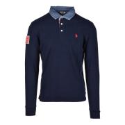 U.s. Polo Assn. Bomullspolo Blue, Herr