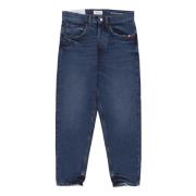 Amish Slim Fit Denim Jeans Blue, Herr