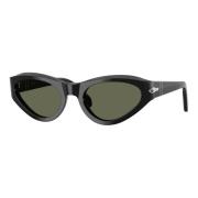 Persol Solglasögon med stil 95/58 Black, Dam