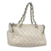 Chanel Vintage Pre-owned Laeder chanel-vskor White, Dam