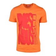 Diesel Bomull T-shirt Orange, Herr