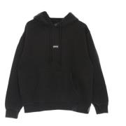 Obey Svart Heavyweight Pigmentfärgad Hoodie Black, Herr